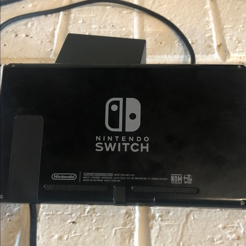 Nintendo Switch with Cosmic Purple and Blue Joy-Cons